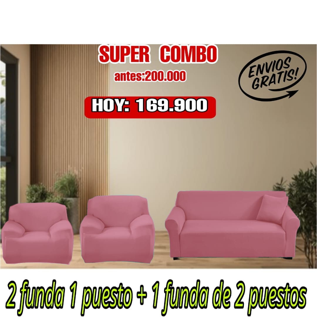 Oferta en Fundas Ajustables Para Sofá ⭐⭐⭐⭐⭐5/5