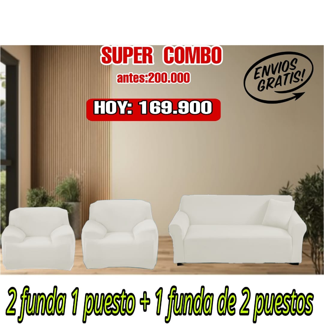 Oferta en Fundas Ajustables Para Sofá ⭐⭐⭐⭐⭐5/5