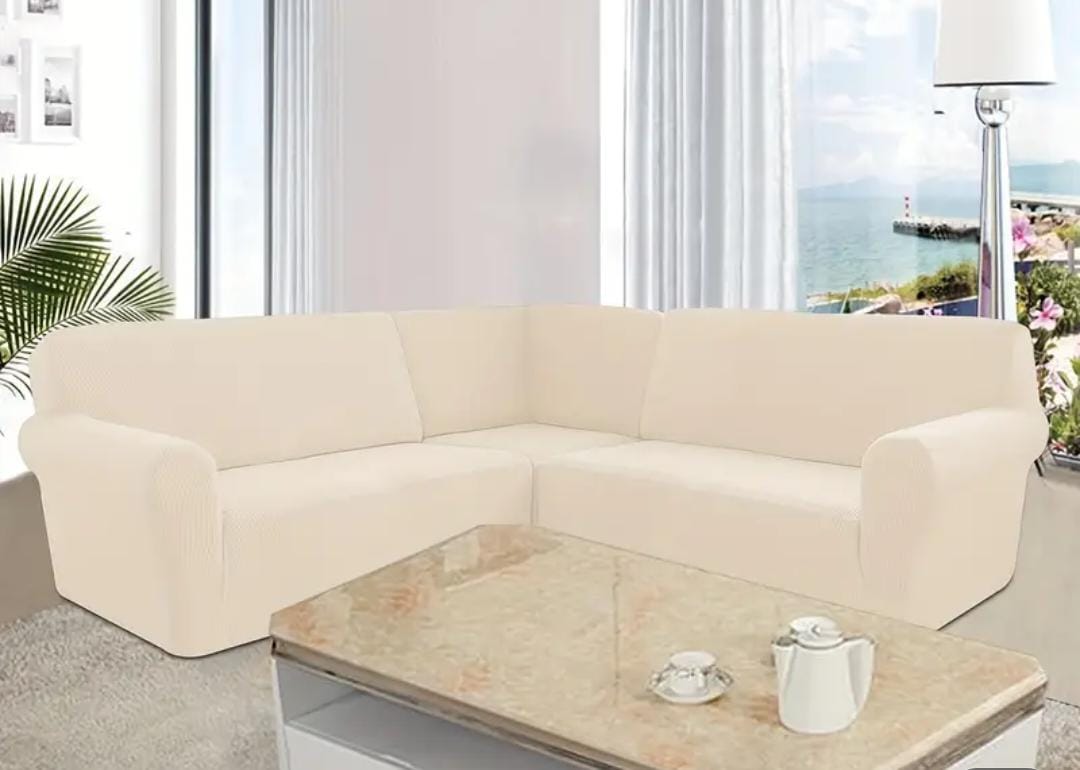 OFERTA EN FUNDAS AJUSTABLES PARA SALA L 3 SOFAS ⭐⭐⭐⭐⭐5/5