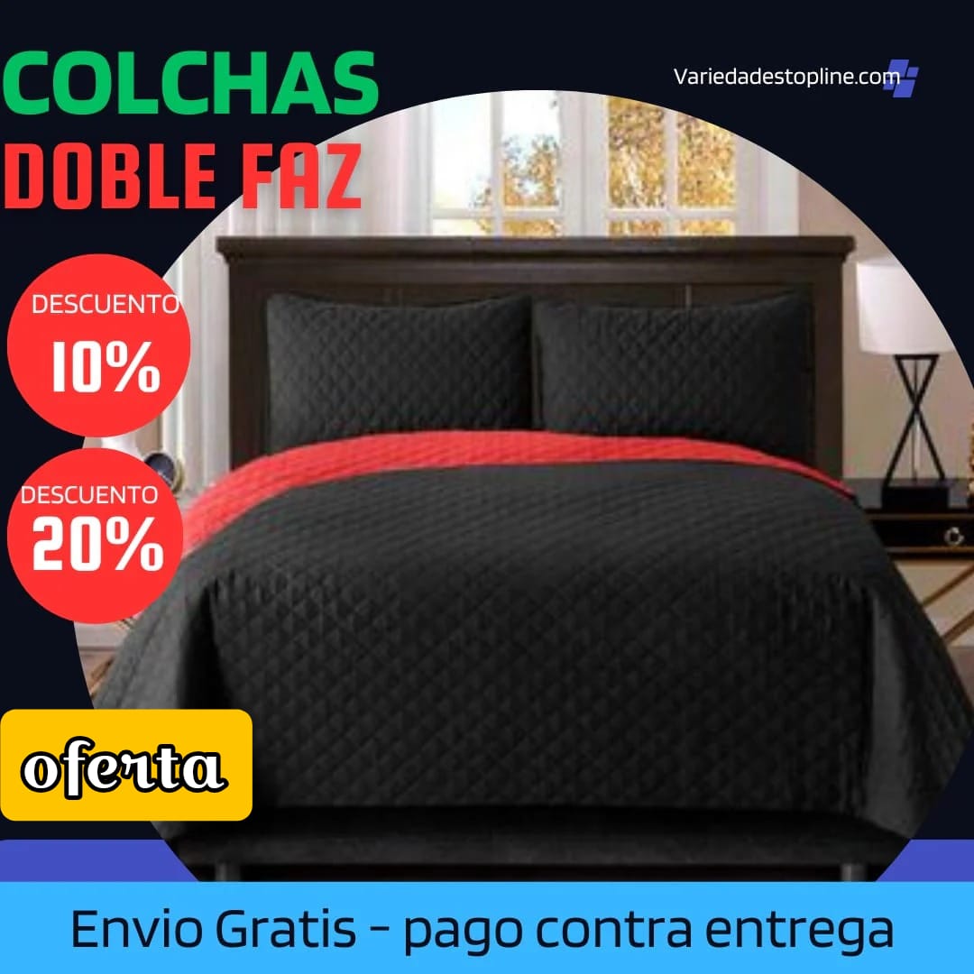COLCHAS PREMIUM NEGRO-ROJO FAZ 5/5⭐️⭐️⭐️⭐️⭐️