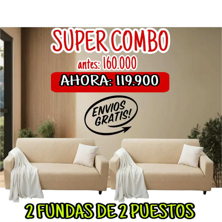 Oferta en Fundas Ajustables Para Sofá ⭐⭐⭐⭐⭐5/5