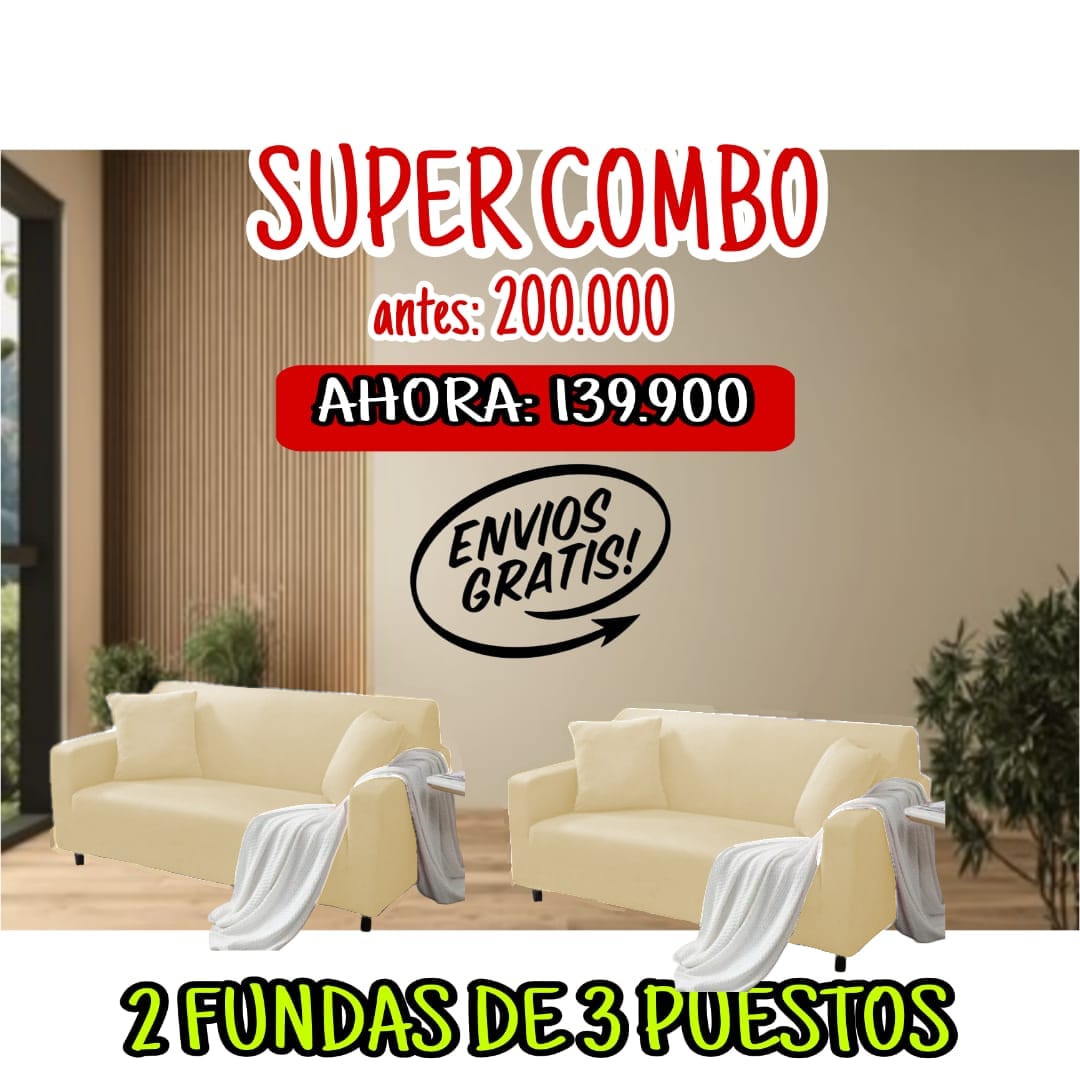 Oferta en Fundas Ajustables Para Sofá ⭐⭐⭐⭐⭐5/5