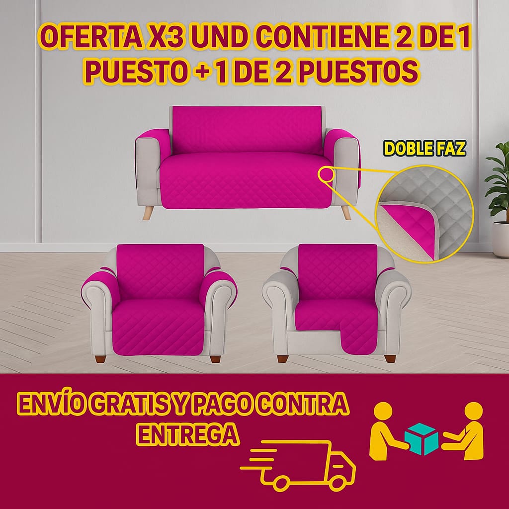 SUPER PROMOCION EN PROTECTORES PARA SOFA ⭐️⭐️⭐️⭐️⭐️5/5