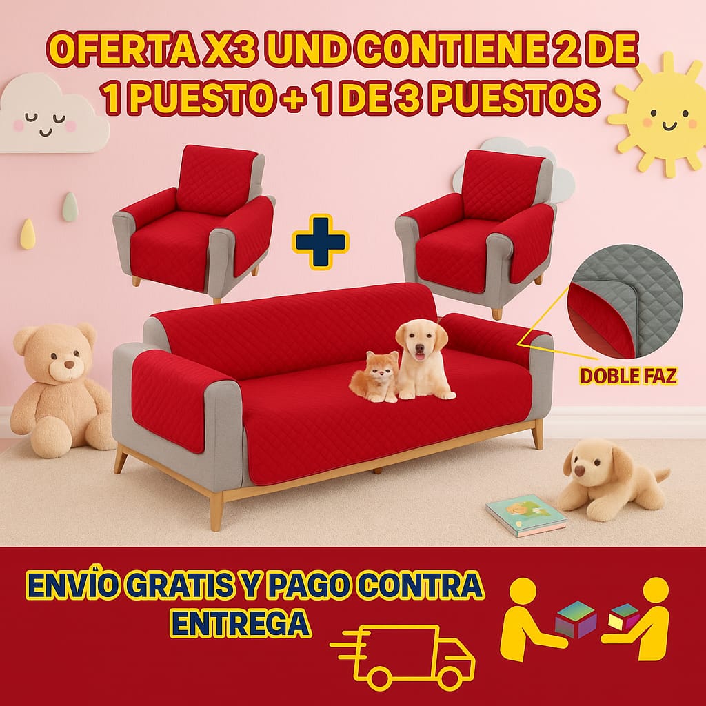 SUPER PROMOCION EN PROTECTORES PARA SOFA ⭐️⭐️⭐️⭐️⭐️5/5