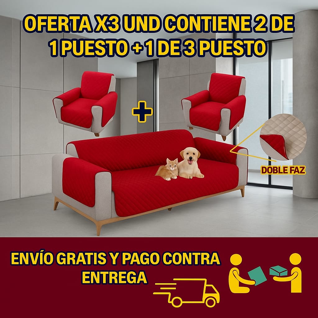 SUPER PROMOCION EN PROTECTORES PARA SOFA ⭐️⭐️⭐️⭐️⭐️5/5