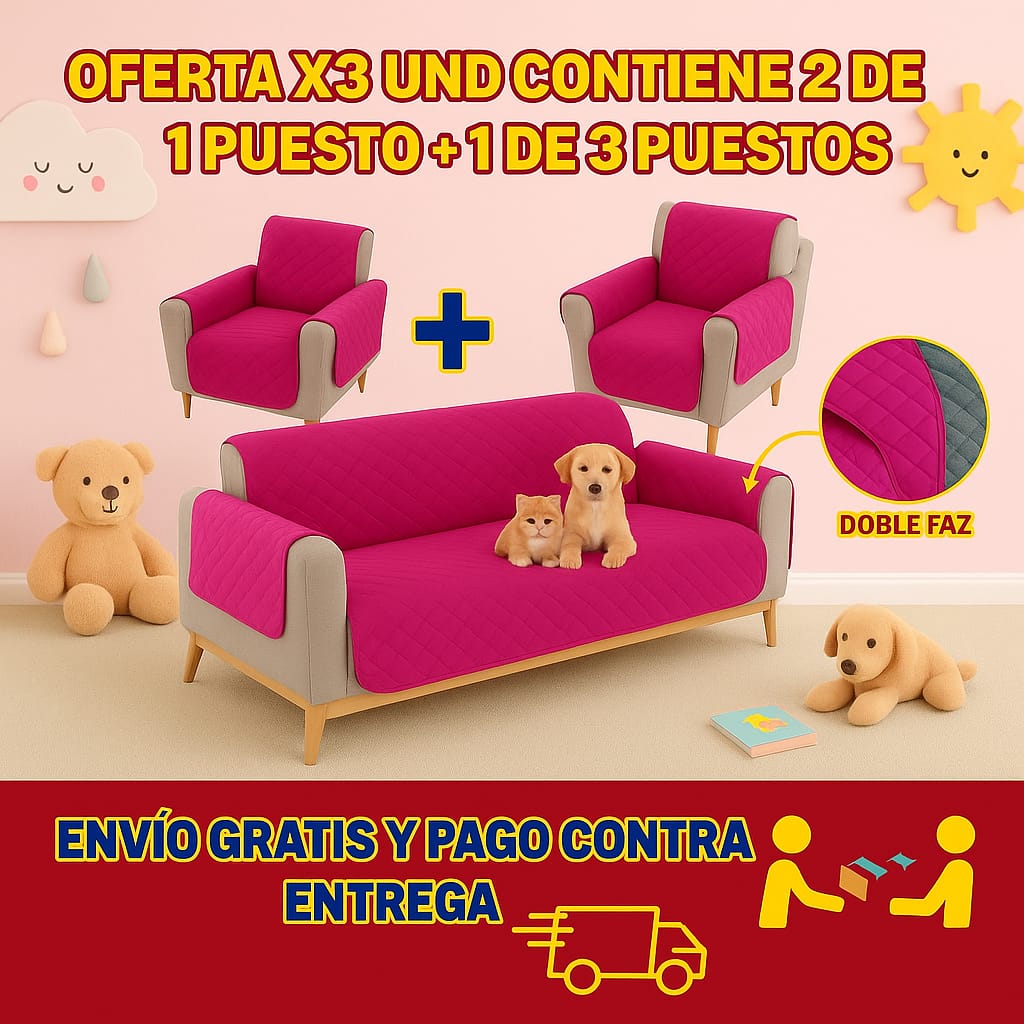 SUPER PROMOCION EN PROTECTORES PARA SOFA ⭐️⭐️⭐️⭐️⭐️5/5
