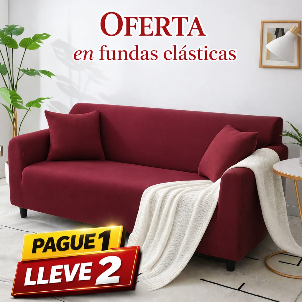 PROMOCIÓN  2X1 en fundas ELASTICAS⭐⭐⭐⭐⭐5/5
