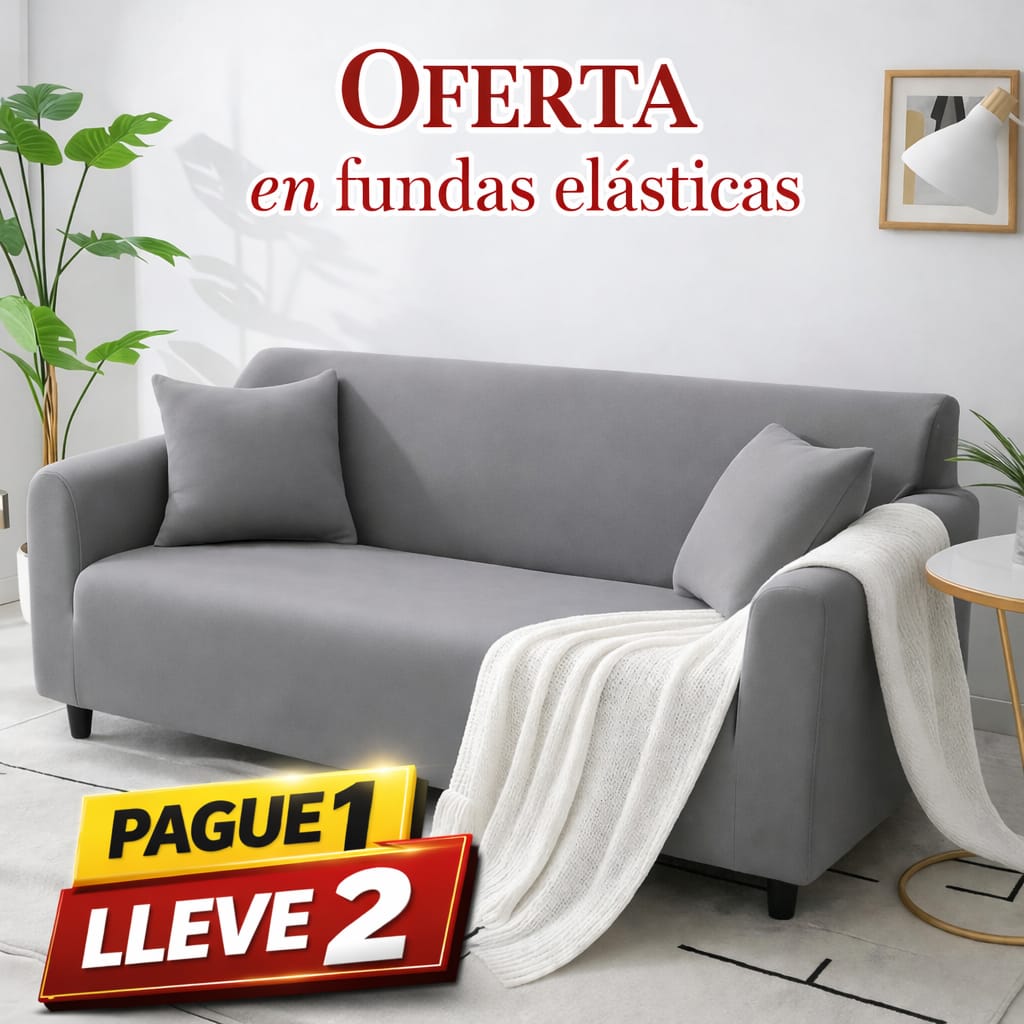 PROMOCIÓN  2X1 en fundas ELASTICAS⭐⭐⭐⭐⭐5/5