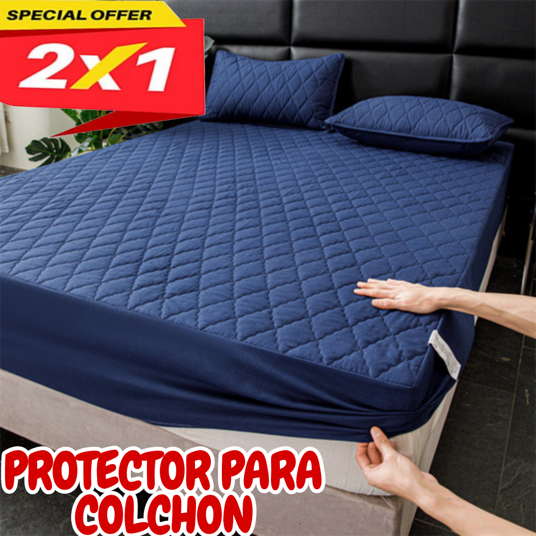 PROMOCION EN CUBRE COLCHON PAGUE 1 LLEVE 2 +4 fundas de almohada  ⭐⭐⭐⭐⭐5/5