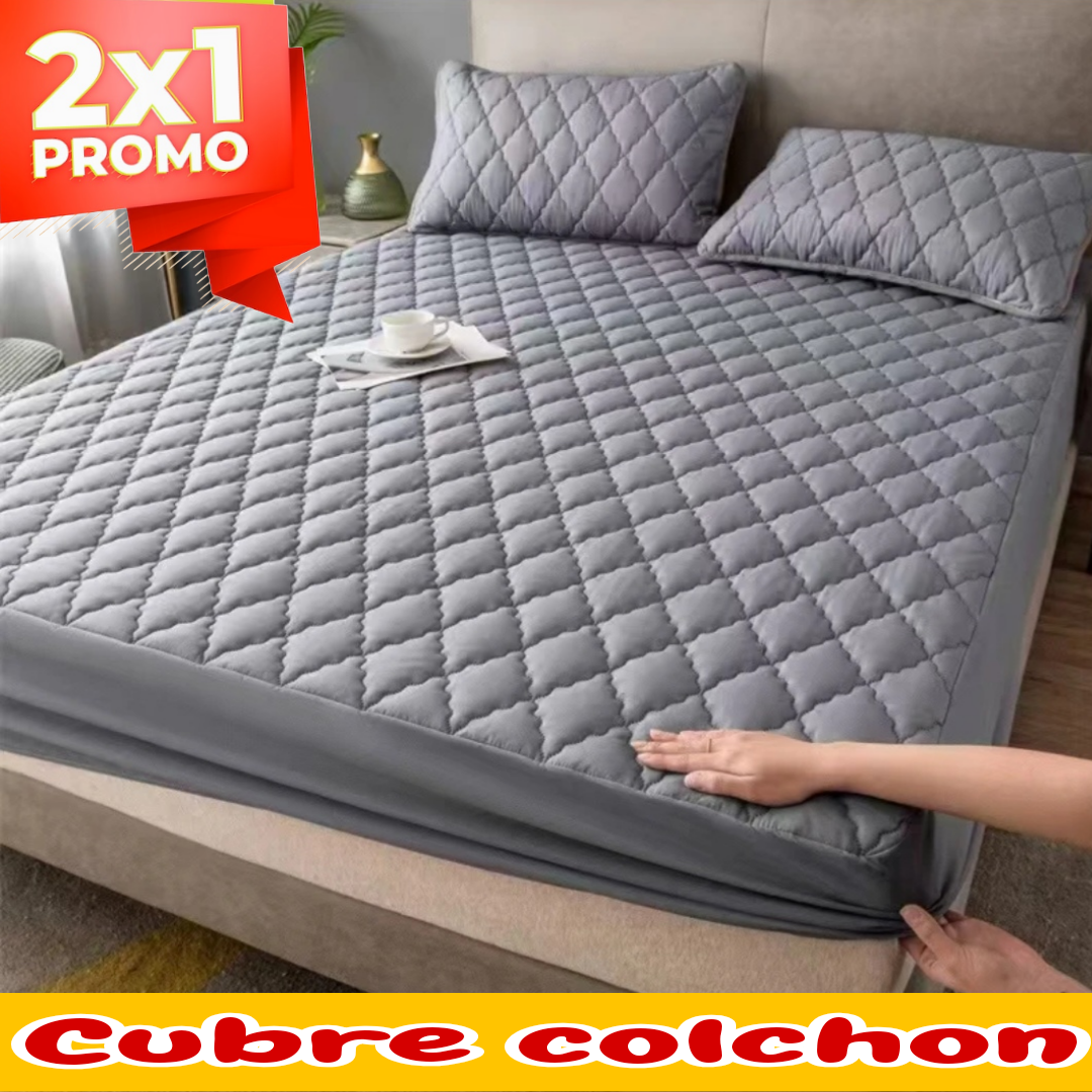 PROMOCION EN CUBRE COLCHON PAGUE 1 LLEVE 2 +4 fundas de almohada  ⭐⭐⭐⭐⭐5/5