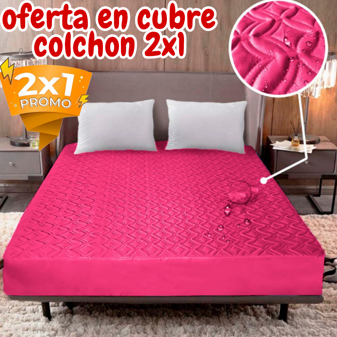 PROMOCION EN CUBRE COLCHON PAGUE 1 LLEVE 2 +4 fundas de almohada  ⭐⭐⭐⭐⭐5/5