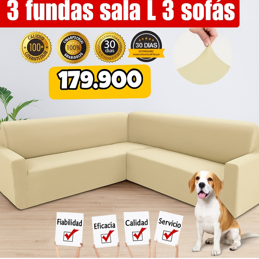 Oferta en Fundas Ajustables Para Sofá -15 Y -20 % DE DESCUENTO⭐⭐⭐⭐⭐5/5